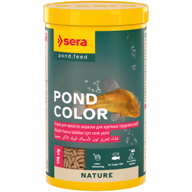 Barība dīķa zivīm - Sera Pond Color Sticks 1000ml (170g)