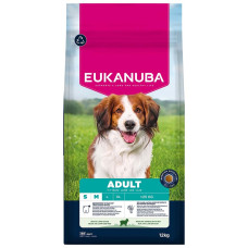 Sausa barība suņiem - Eukanuba Adult Small and Medium Lamb and Rice, 12 kg