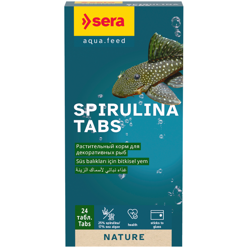 Barība zivīm - Sera Spirulina Tabs 24 Tab