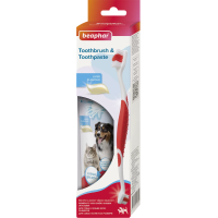 Zobu pasta + zobu birste - Beaphar TOOTH COMBIPACK