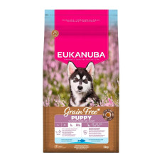 Корм для щенков - Eukanuba Puppy & Junior Large Grain Free Ocean fish 3 kg