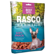Gardums suņiem - Rasco Premium Snack BEEF BITES  230gr