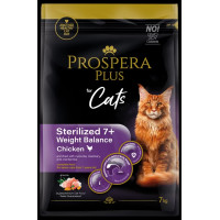 Barība kaķiem – Prospera Plus Sterilized 7+ Chicken Weight Balance, 7 kg