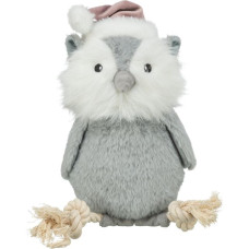 Plīša rotaļlieta - Trixie Xmas owl with rope, plush/rope, 31 cm