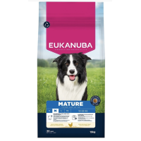 Sausa barība suņiem - Eukanuba Mature, Medium, chicken 15 kg