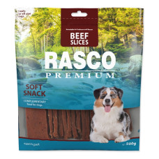 Gardums suņiem - Rasco Premium Snack slices of beef meat 500g
