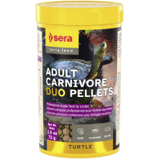 Kорм для водяных черепах - Sera Turtle Adult Carnivore Duo Pellets, 250ml, 72g