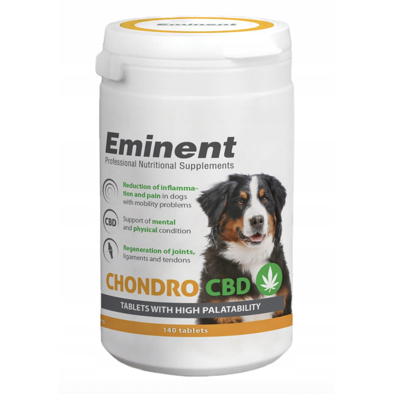 Витаминизированная пищевая добавка - Eminent Suppl. Chondro CBD 140 tab