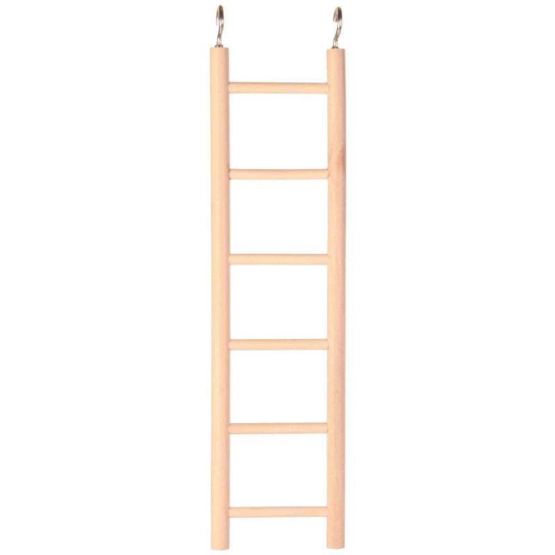Koka trepes putniem - Trixie Wooden ladder (6 pakāpieni), 28 cm